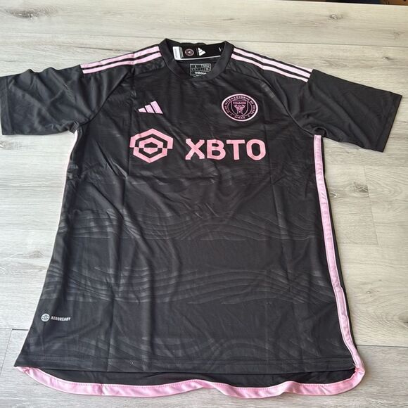 Adidas Lionel Messi Inter Miami CF 2022/23 Black Authentic Jersey Large Nwt - Picture 7 of 8